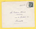 768 Op Brief Met Stempel CHARLEROI Met Naamstempel (Grifffe) LOBBES - Linear Postmarks