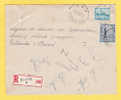725+727 Op Aangetekende Brief Met Stempel DEURNE 1 - Lettres & Documents