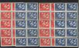 émissions "journée Des Pays Du Nord" De 1956 Complète: 5 Pays En Blocs De 4 Neufs** - Unused Stamps