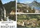 BEAUFORT SUR DORON Savoie 73 : Multivues Sur Le Village Et Barrage De Roselend - Beaufort