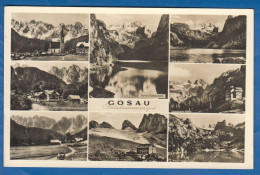 Österreich; Gosau; Adamek Hütte; Gablonzer Hütte; Pension Gosauschmied; Gmunden; Multibildkarte; 1953 - Gmunden