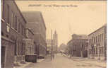 Carte Postale Ancienne Jeumont - La Rue Thiers Vers Les Ecoles - Jeumont