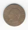 5  Centimes  Napoléon III  -  1855 BB  - Chien - 5 Centimes