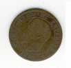 2  Centimes  Napoléon III  -  1855 W  -  Ancre - 2 Centimes