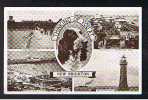 RB 612 - Multiview Postcard - Spaniel Dog At New Brighton Cheshire Wirral - Lighthouse Pier & Battery - Otros & Sin Clasificación