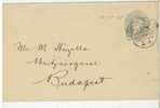 Storia Postale - GRAN BRETAGNA - ANNO 1896 - DA LONDRA PER BUDAPEST - FROM LONDON TO BUDAPEST - POSTAL STATIONERY - Entiers Postaux