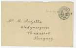 Storia Postale - GRAN BRETAGNA - ANNO 1895 - DA LONDRA PER BUDAPEST - FROM LONDON TO BUDAPEST - POSTAL STATIONERY - Material Postal