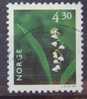 OS.12-4-2. Norway, 1997 Flora Flower - Lily Of The Valley - Used Stamps