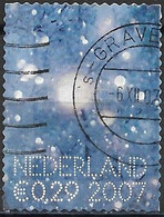 NETHERLANDS 2007 Christmas - 29c - Large Central Snow Flake And Falling Snow FU - Usati