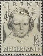 NETHERLANDS 1946 Child Welfare -11/2c.+11/2c Princess Irene MH - Unused Stamps
