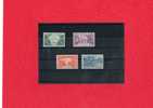 4 Valeurs  (Exposition  Coloniale INT /  PARIS 1931 )( Cote 32,00 ) - Other & Unclassified