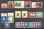 GERMANY, BUNDESREPUBLIK, NICE GROUP ALL NEVER HINGED 1952-56 - Collections