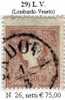 Italia - L.V.0029 - 10 Soldi, Sassone N. 26 (o), Privo Di Difetti Occulti. - Lombardije-Venetië