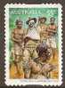 AUSTRALIA - 2010 Used DIECUT 55c Kokoda Campaign - Natives - Used Stamps