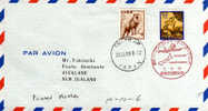 Premier Vol Japan Air Lines. Tokyo-Auckland En 1989 - Storia Postale