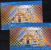 Chinesische Festival 1998 MACAU Block 61+ 61I ** 9€ Azulejos-Kacheln Leuchtturm Gold Overprint Lighthouse Sheet Bf Macao - Colecciones & Series