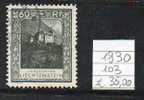 LIECHTENSTEIN 1930 VEDUTE 60 Rp USATO - Gebraucht