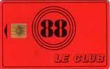 FRANCE  CARTE A PUCE CLUB 88 ROUGE SOLAIC   RARE SUPERBE - Cartes De Salon Et Démonstration