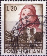 VARIETA 1951 - IL PERUGINO - BUSTO FORTEMENTE SPOSTATO IN ALTO E A DESTRA - Variétés Et Curiosités