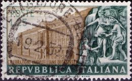 VARIETA 1952 - VANVITELLI - COLORE BRUNO SPOSTATO IN BASSO - Abarten Und Kuriositäten