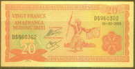 Burundi 20 Fr Note, P97 (2005), UNC - Burundi