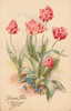 Jolie Carte Tulipes "Bonne Fête à Maman Chérie" Ayant Voyagé En 1951 - Mother's Day