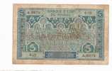 Morocco 5 Cinq Francs BANQUE D'ETAT DU MAROC 1924 P9 P 9 VF - Marruecos