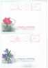 5 FDC Meter Stamps Of 2010 Taipei Inter Flora Exposition Flower Rose Balloon Hibiscus Calla Lily EXPO - Rosas