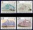 2004 Taiwan Old Train Station Stamps Railroad Railway Automobile - Diligences