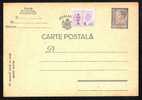 POSTCARD ENTIER POSTAUX STATIONERY 1946 UNUSED 7,50 LEI - Cartas & Documentos