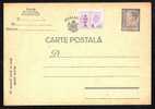 POSTCARD ENTIER POSTAUX STATIONERY 1946 UNUSED 7,50 LEI - Briefe U. Dokumente