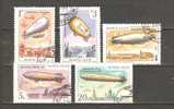 USSR 1991 - ZEPPELINS - CPL. SET - USED OBLITERE GESTEMPELT USADO - Zeppeline