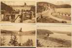 BELGIUM / BELGIQUE La Gileppe River Dam - Set Of 4 Vintage Views Ca 1910s-1920s - Antique Postcards - Jalhay