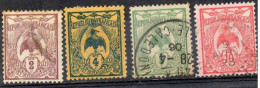 NOUVELLE-CALEDONIE : CAGOU Lot De 4 Timbres - Oblitérés