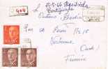 Frontal Certificado ISONA (Lerida) 1966 A Francia - Covers & Documents