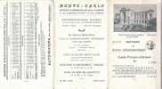 PO1753A# Brochure MUSEO OCEANOGRAFICO - MONACO - ORARIO TRENI 1926 - Europe