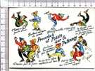 PROVERBES Et POESIES Sur Le PATINAGE  -  Illustrations Signées  : F.  Vizet - Humoristique - Figure Skating