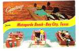 USA - Texas - Matagorda Beach - Bay City - Motor Boat - Altri & Non Classificati