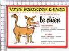 HOROSCOPE  CHINOIS  -  LE CHIEN  -  Série 924 / 1 - Astrology
