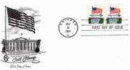 Stars & Stripes Coil Stamp Special Issue Chicago (timbre Roulette) - Brieven En Documenten