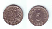 Germany 5 Pfennig 1902 D - 5 Pfennig