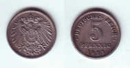 Germany 5 Pfennig 1921 F WWI Issue - 5 Pfennig