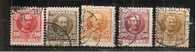 Denmark1907: Michel56-9used - Used Stamps