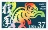 2004 USA Chinese New Year Zodiac Stamp - Monkey Sc#3832 Self-Adhesive - Chines. Neujahr