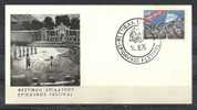 GREECE ENVELOPE (0005)   EPIDAVROS FESTIVAL  -  14.8.76 - Postal Logo & Postmarks