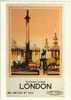 Angleterre London British Railways Publicité Reproduction AfficheTrafalgar Square Illustrée Par Claude Buckle Carte TBE - Trafalgar Square