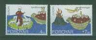 Fe93 Europa Saint Brendan Mouton Volcan 254 à 255 Iles Feroe 1994 Neuf ** - Vulkanen