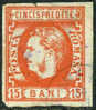 Romania #40 Used 15b Vermillion From 1869 - 1858-1880 Moldavia & Principality