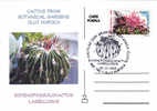 Cactusses,cactus 1X Postcard Obliteration Concordante 2005 Cluj-Napoca - Romania. - Cactusses