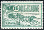 Romania #428 Mint Hinged 16l Mail Coach From 1932 - Ongebruikt